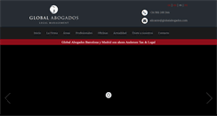 Desktop Screenshot of globalabogados.com