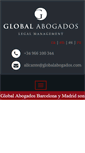 Mobile Screenshot of globalabogados.com